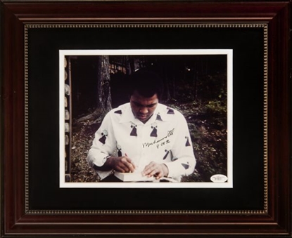 Muhammad Ali Signed and Framed 8x10 Photo